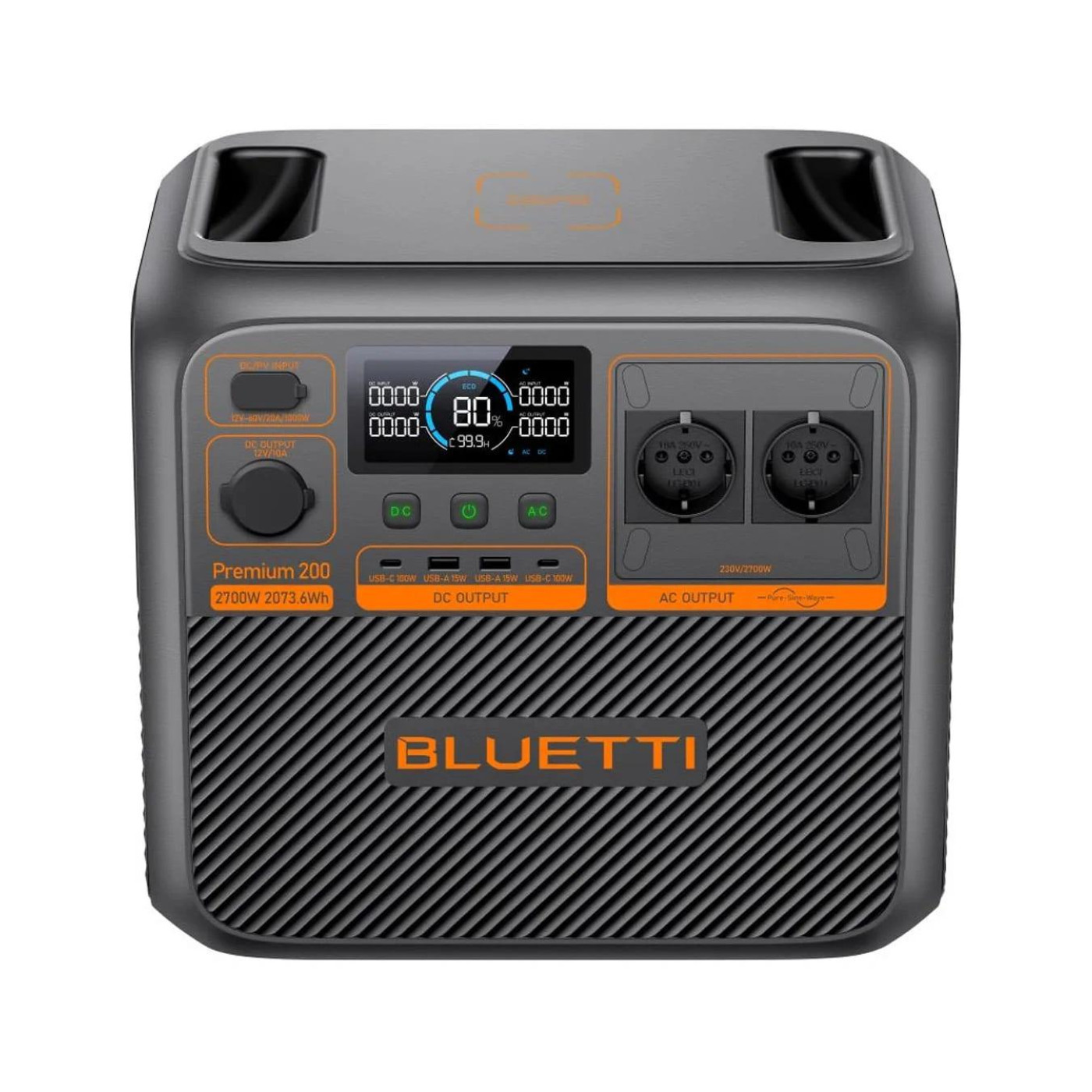 Зарядная станция BLUETTI PREMIUM 200 V2 / 2700 Вт / 2073.6 Вт/ч / LiFePO4 (PREMIUM 200 V2) UA