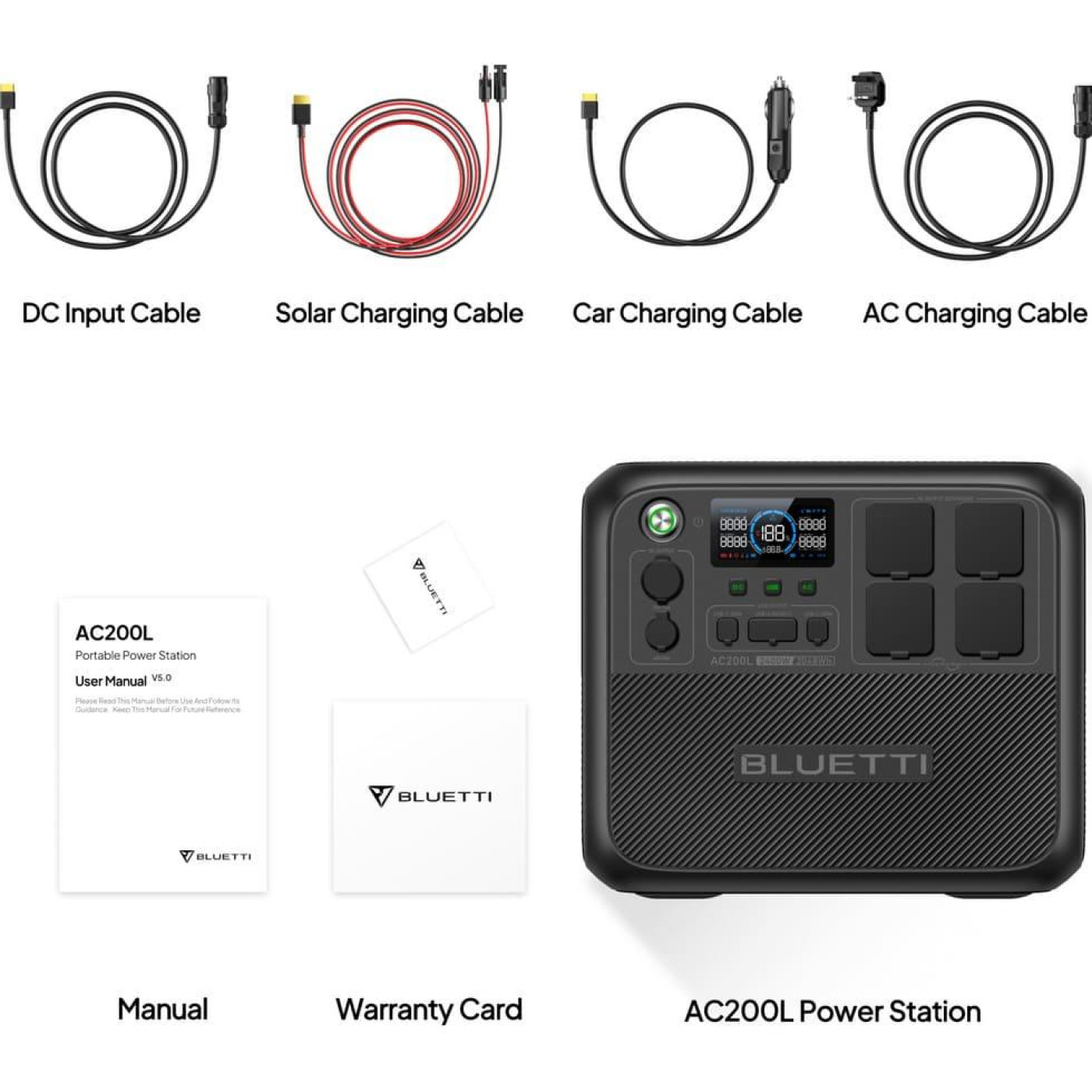 Зарядная станция BLUETTI AC200L / 2400 Вт / 2048 Вт/ч / LiFePO4 (AC200L) UA