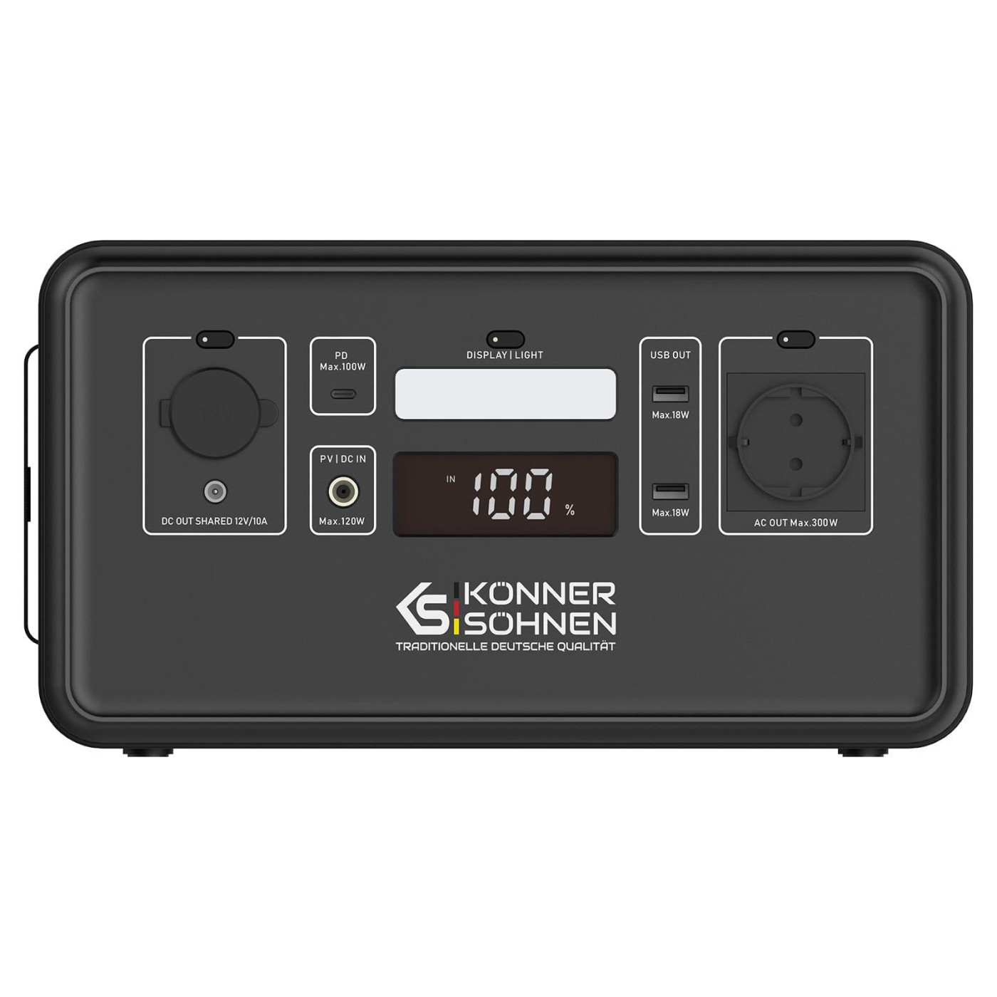 Зарядная станция Konner&Sohnen KS 500PS / 500 Вт / 448 Вт/ч / LiFePO4 (KS500PS) UA