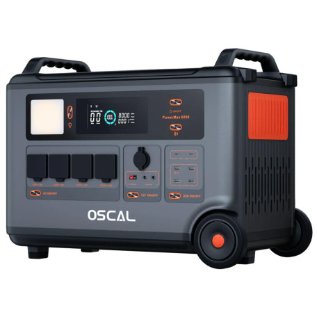 Зарядна станція Oscal PowerMax 6000 / 6000 Вт / 3600 Вт/ч / LiFePO4 (PowerMax 6000)