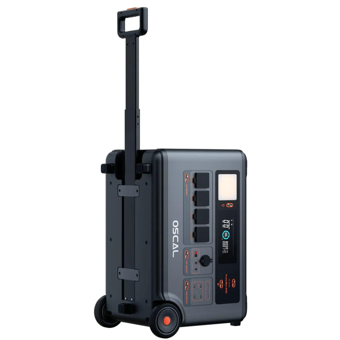 Зарядна станція Oscal PowerMax 6000 / 6000 Вт / 3600 Вт/ч / LiFePO4 (PowerMax 6000)