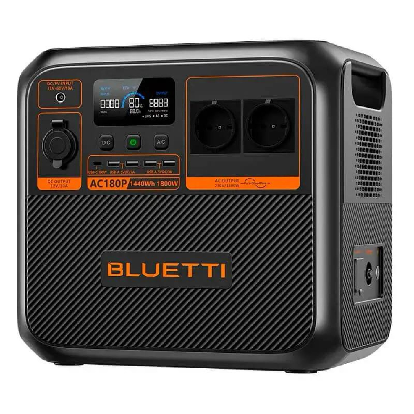 Зарядна станція BLUETTI AC180P / 1800 Вт / 1440 Вт/ч / LiFePO4 (AC180P) UA