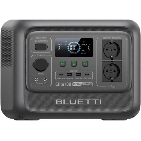 Зарядна станція BLUETTI Elite 100 V2 Portable / 1800 Вт / 1024 Вт/ч / LiFePO4 (EL100V2) UA