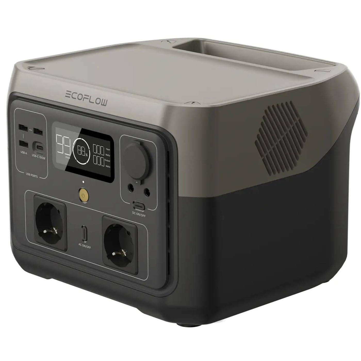 Зарядная станция EcoFlow River 2 MAX (512Wh) / 500 Вт / 511 Вт/ч / LiFePO4 (RIVER 2 Max) UA