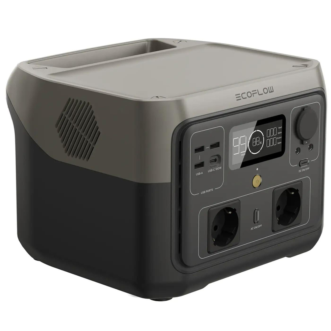 Зарядная станция EcoFlow River 2 MAX (512Wh) / 500 Вт / 511 Вт/ч / LiFePO4 (RIVER 2 Max) UA