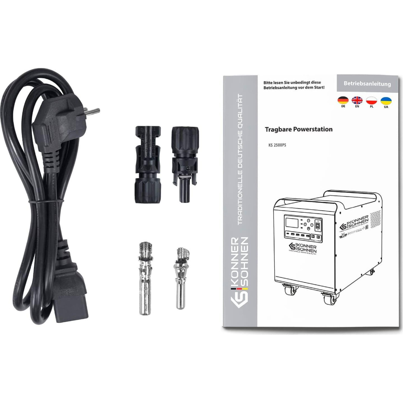 Зарядна станція Konner&Sohnen KS 2500PS / 2500 Вт / 2560 Вт/ч / LiFePO4 (KS2500PS) UA