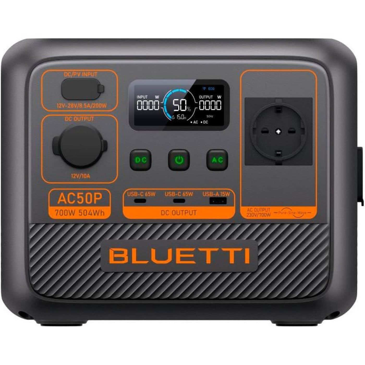 Зарядная станция BLUETTI 700W AC50P / 700 Вт / 504 Вт/ч / LiFePO4 (AC50P) UA