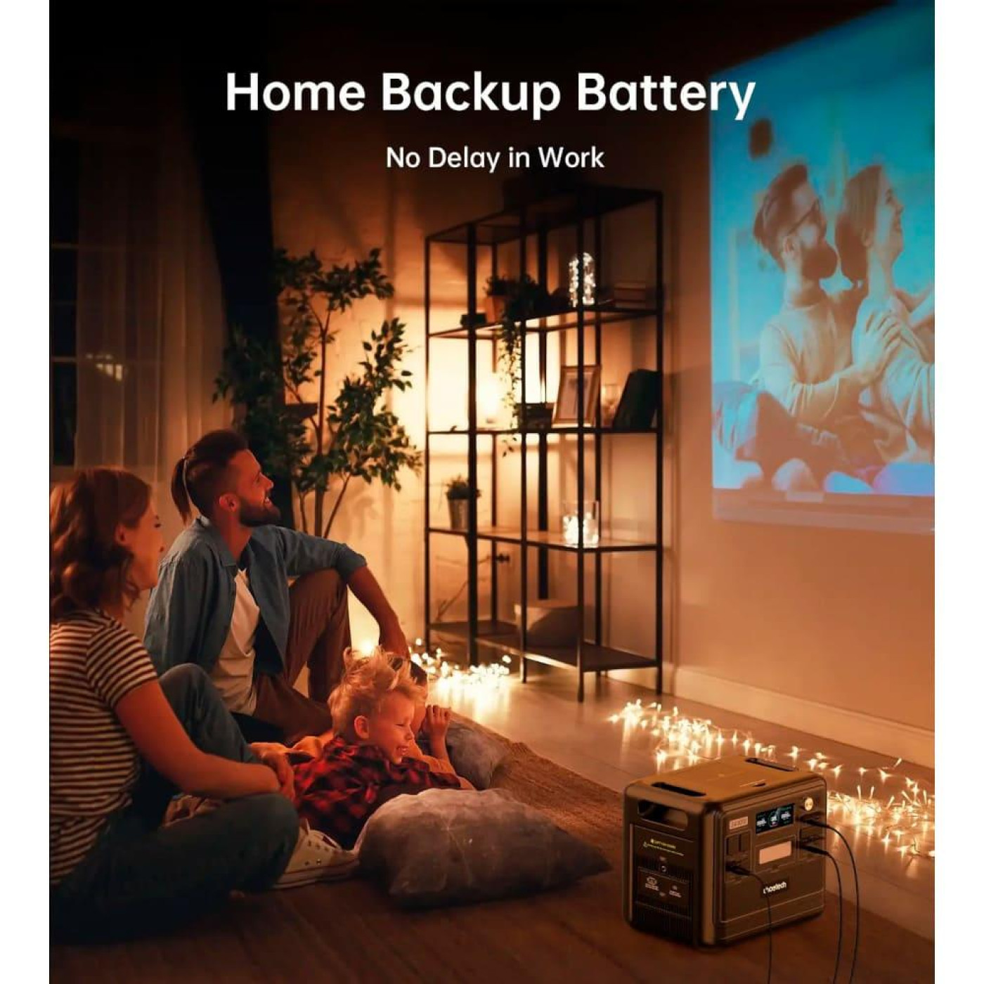 Зарядная станция Choetech BS008 / 2400 Вт / 2048 Вт/ч / LiFePO4 (BS008-BQB)