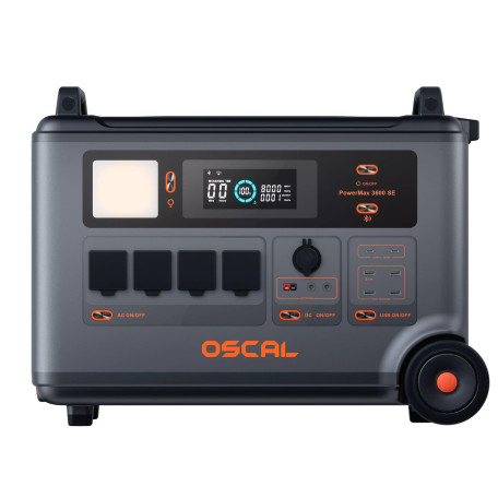 Зарядная станция Oscal PowerMax 3600 SE / 3600 Вт / 3600 Вт/ч / LiFePO4 (PowerMax 3600 SE)