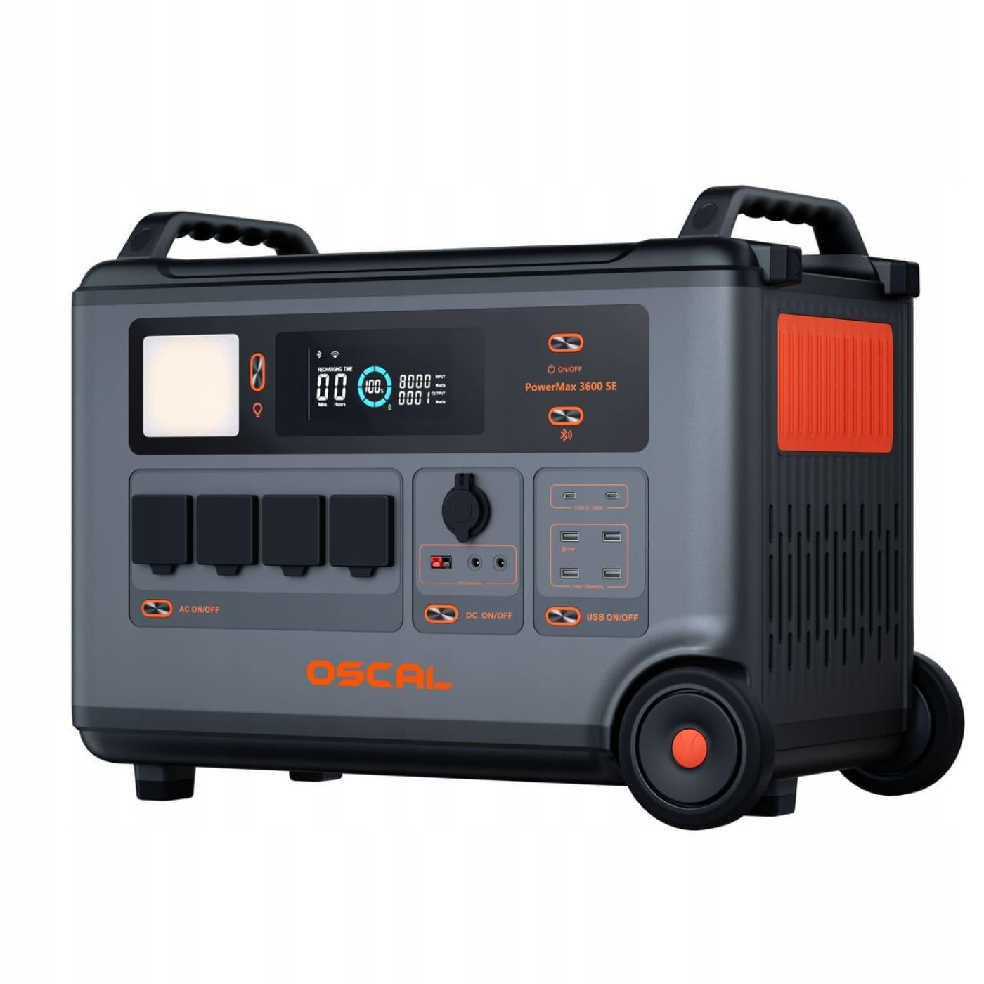 Зарядная станция Oscal PowerMax 3600 SE / 3600 Вт / 3600 Вт/ч / LiFePO4 (PowerMax 3600 SE)