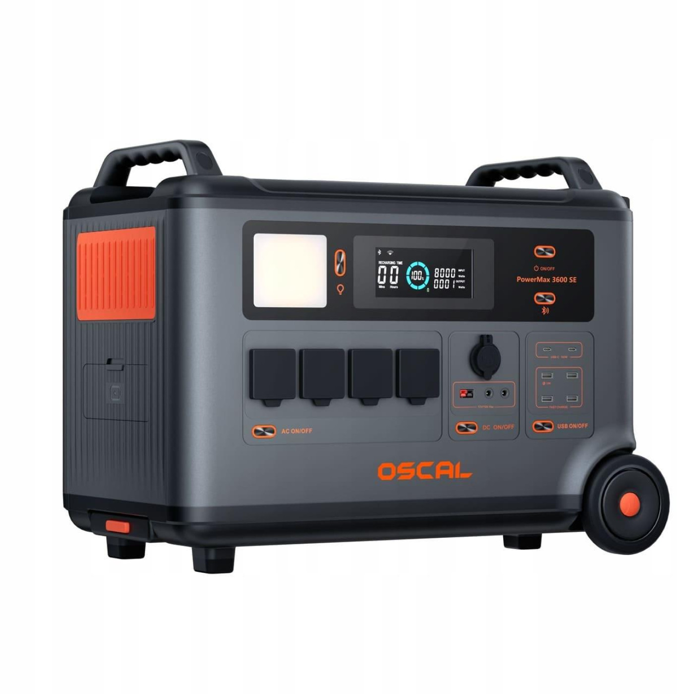 Зарядная станция Oscal PowerMax 3600 SE / 3600 Вт / 3600 Вт/ч / LiFePO4 (PowerMax 3600 SE)