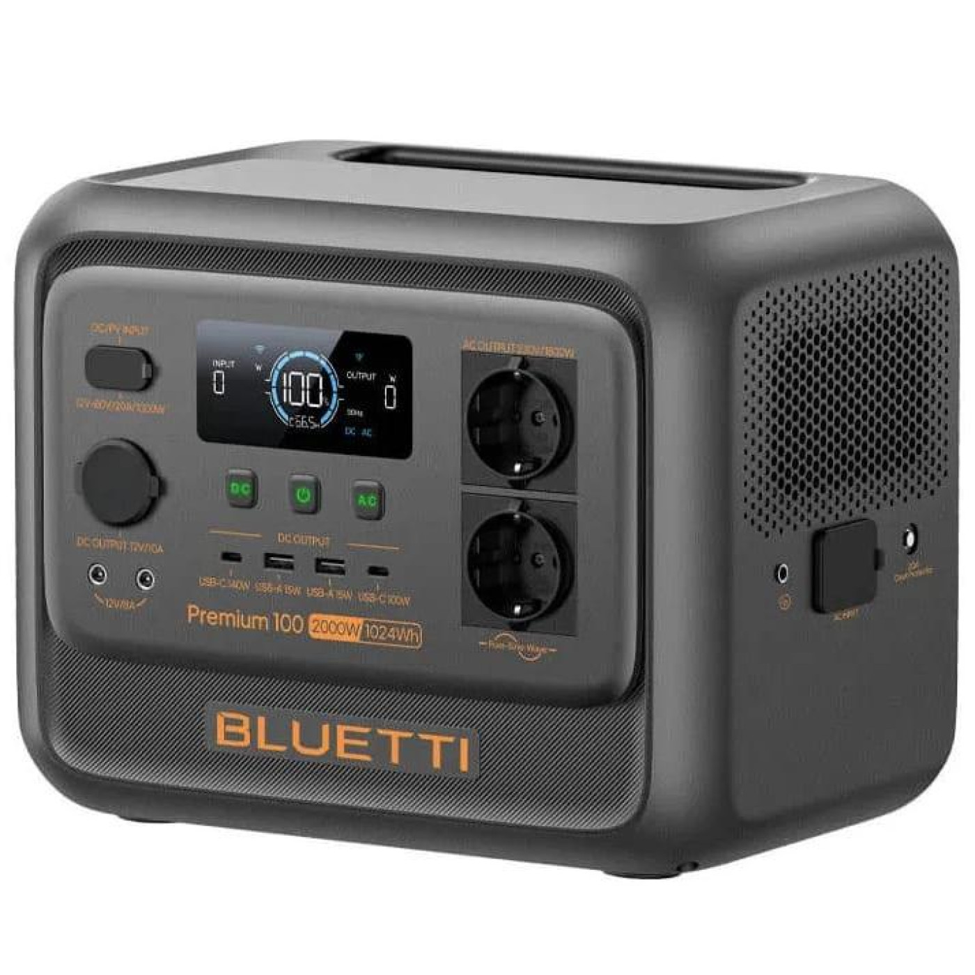 Зарядна станція BLUETTI Premium 100 V2 / 2000 Вт / 1024 Вт/ч / LiFePO4 (PR100V2) UA