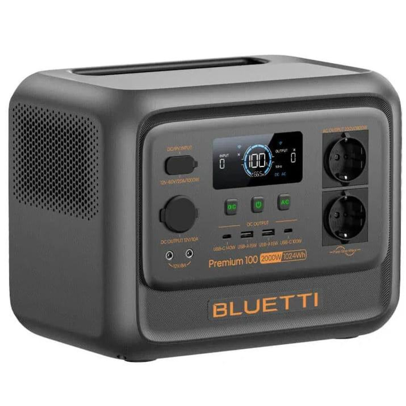 Зарядна станція BLUETTI Premium 100 V2 / 2000 Вт / 1024 Вт/ч / LiFePO4 (PR100V2) UA