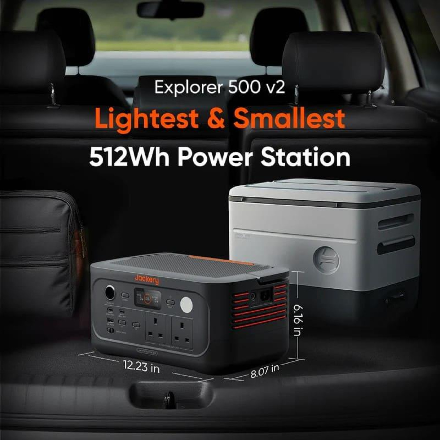 Зарядна станція Jackery Explorer 500 v2 512 Вт/год / 500 Вт / 512 Вт/ч / LiFePO4 (21-0001-000275) UA