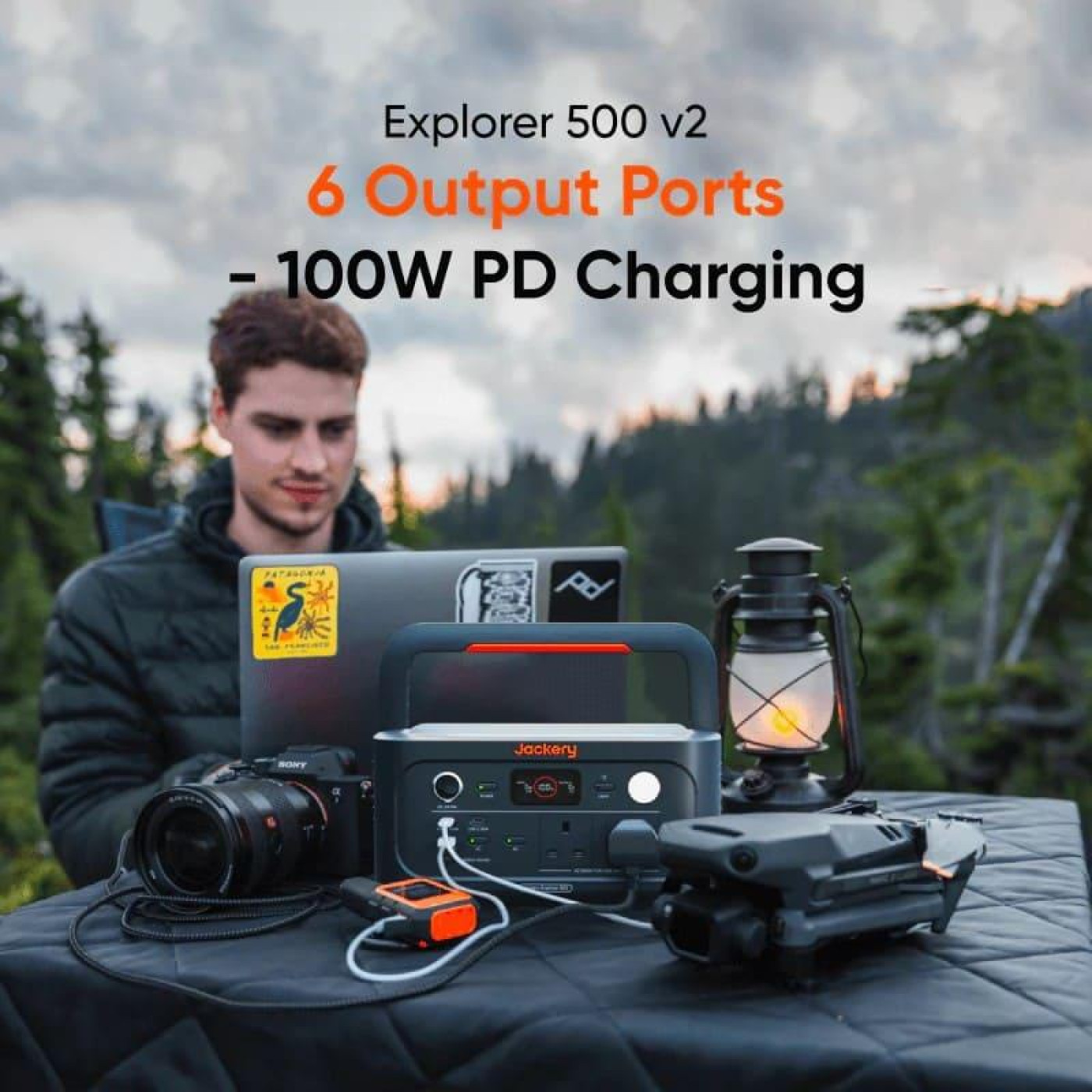 Зарядна станція Jackery Explorer 500 v2 512 Вт/год / 500 Вт / 512 Вт/ч / LiFePO4 (21-0001-000275) UA
