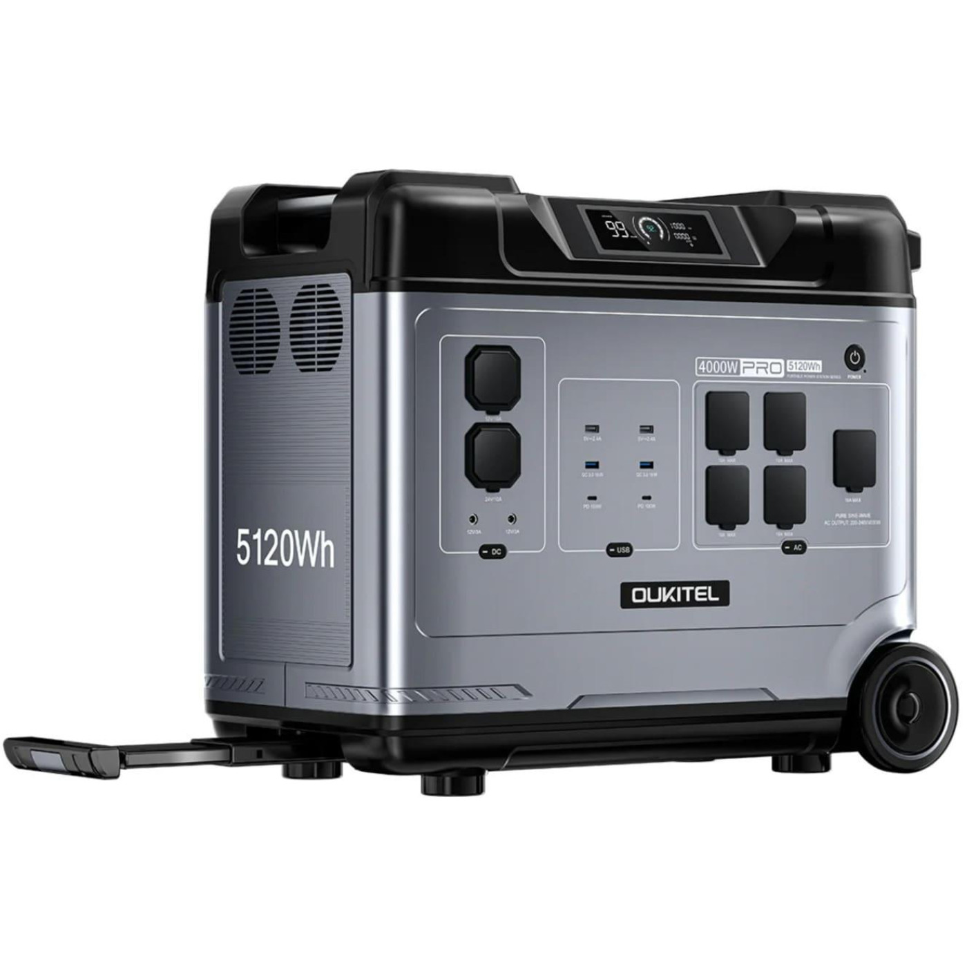 Зарядна станція Oukitel P5000E PRO / 4000 Вт / 5120 Вт/ч / LiFePO4 (P5000E PRO) UA