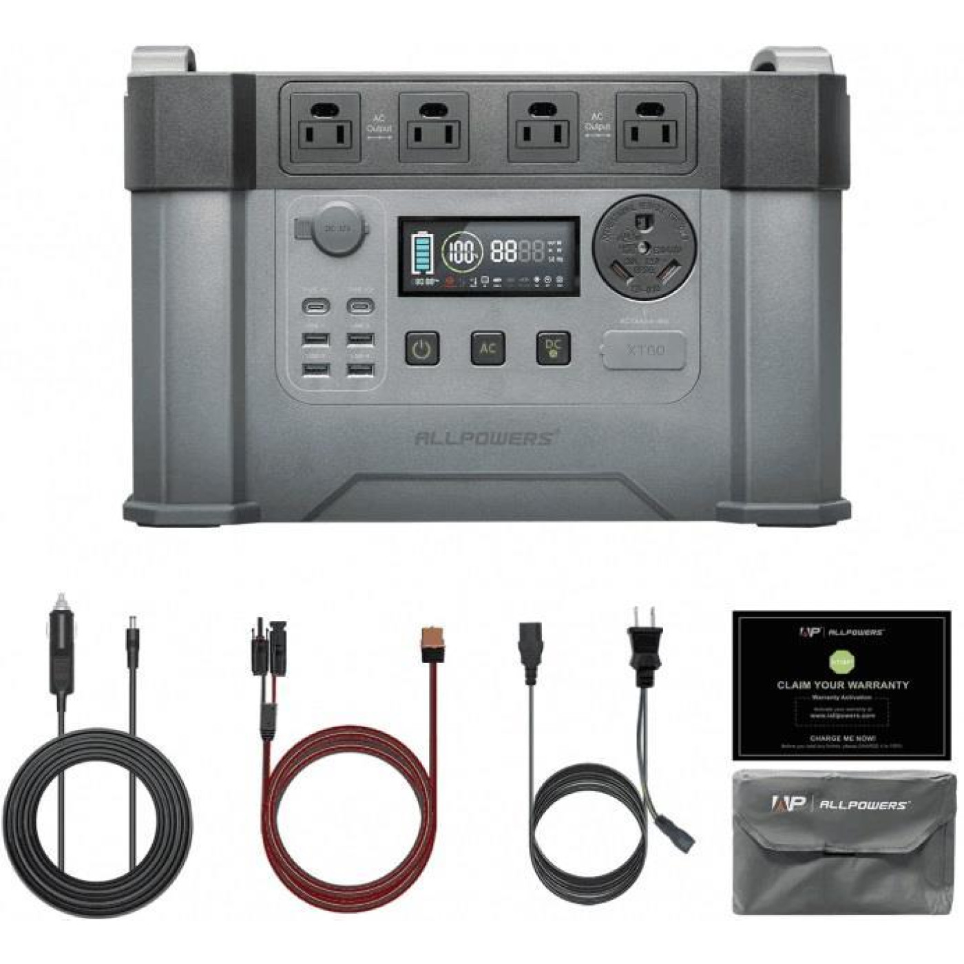 Зарядная станция ALLPOWERS S2000 PRO 2400W 1500WH (S2000 Pro)