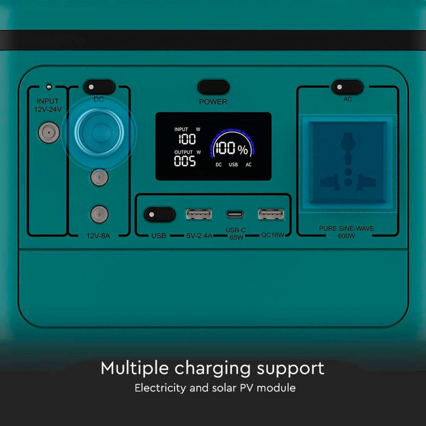 Зарядная станция V-TAC / 500 Вт / 568 Вт/ч / LiFePO4 (VT-606) UA