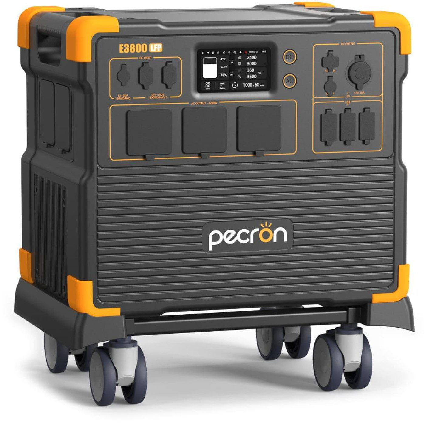 Зарядная станция Pecron E3800LFP / 4200 Вт / 3840 Вт/ч / LiFePO4 (E3800LFP)