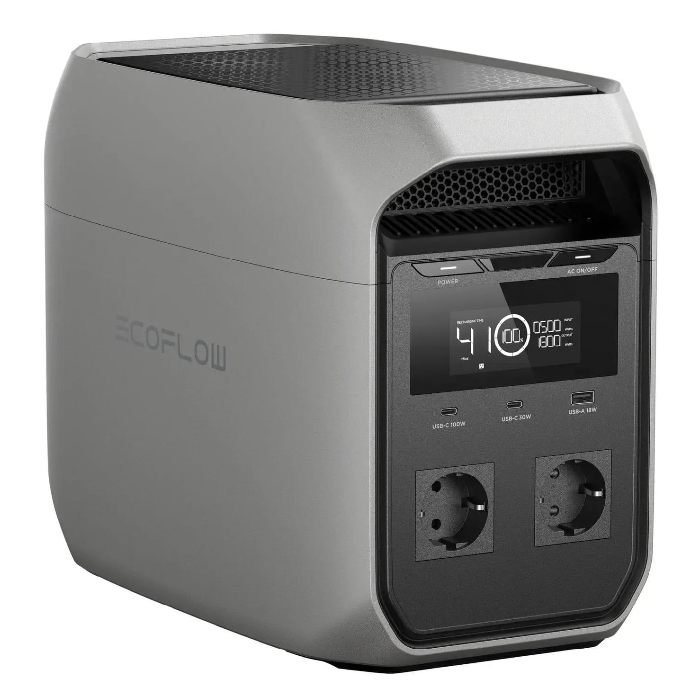 Зарядна станція EcoFlow DELTA 3 Classic / 1800 Вт / 1024 Вт/ч / LiFePO4 (EFDELTA3C-EU-CBox-L) UA