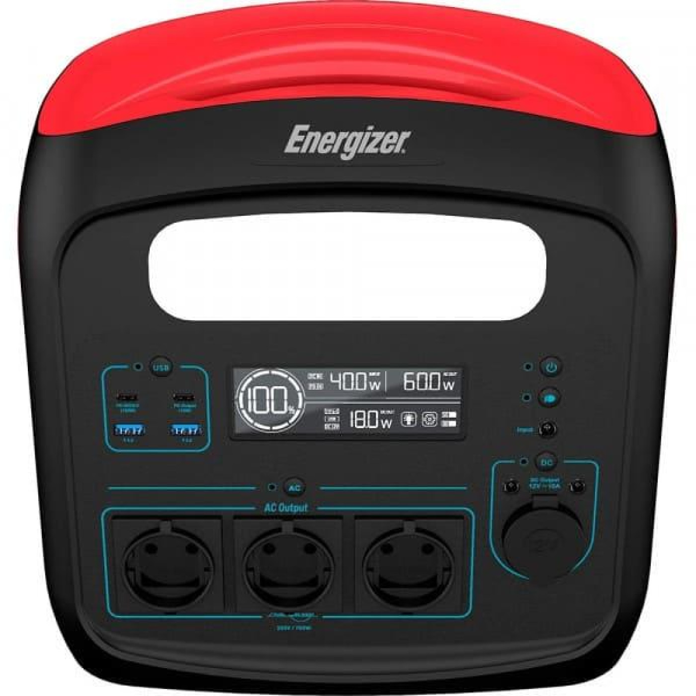 Зарядная станция Energizer 700Вт (960Вт/г) 2xDC, / 700 Вт / 960 Вт/ч / LiFePO4 (PPS960W1)