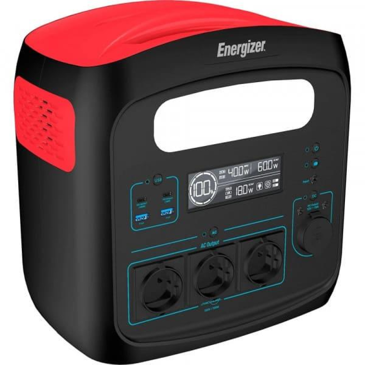 Зарядная станция Energizer 700Вт (960Вт/г) 2xDC, / 700 Вт / 960 Вт/ч / LiFePO4 (PPS960W1)