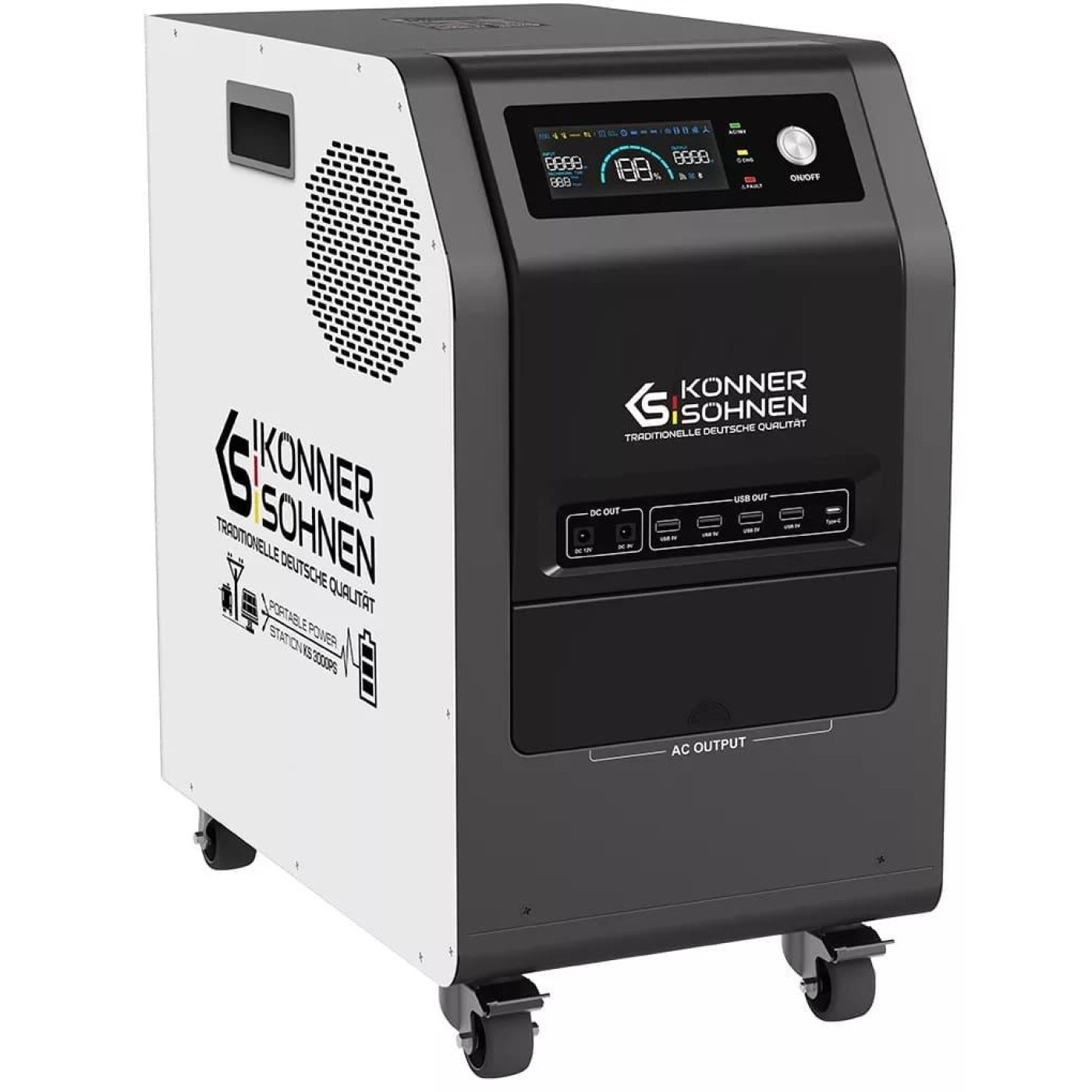 Зарядная станция Konner&Sohnen KS 3000PS / 3000 Вт / 3200 Вт/ч / LiFePO4 (KS3000PS) UA