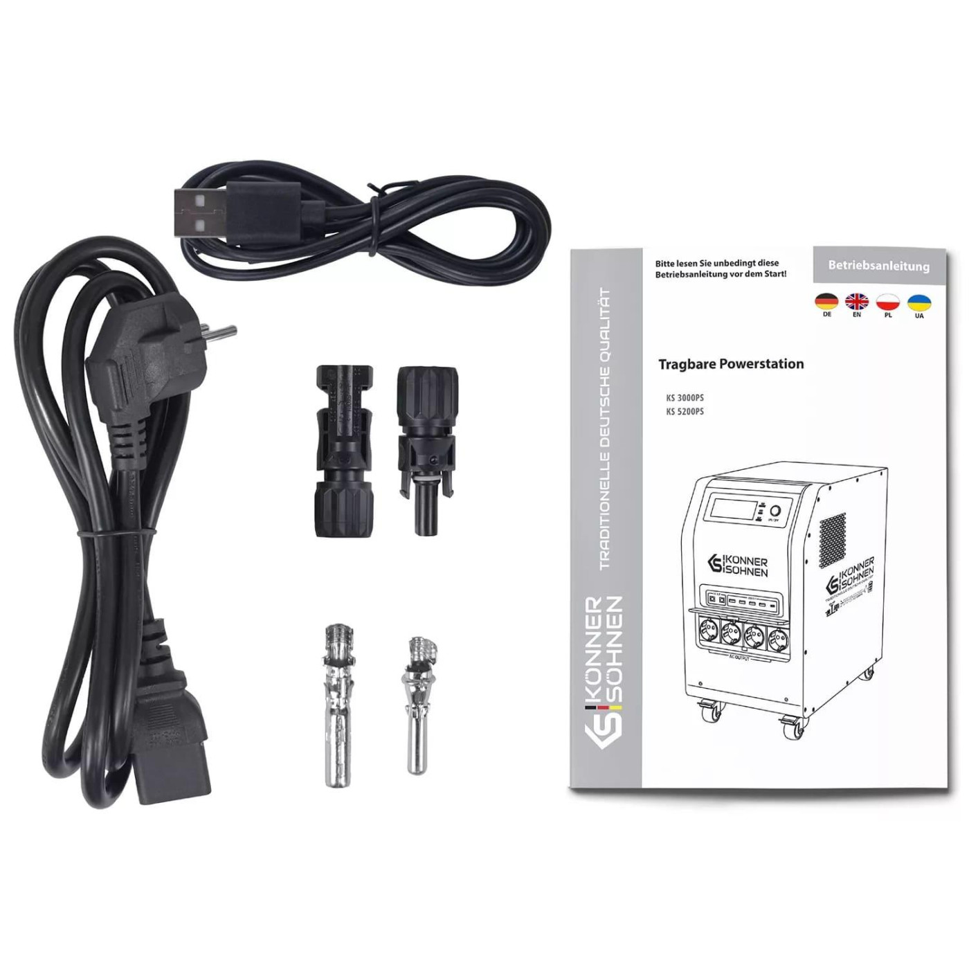 Зарядная станция Konner&Sohnen KS 3000PS / 3000 Вт / 3200 Вт/ч / LiFePO4 (KS3000PS) UA