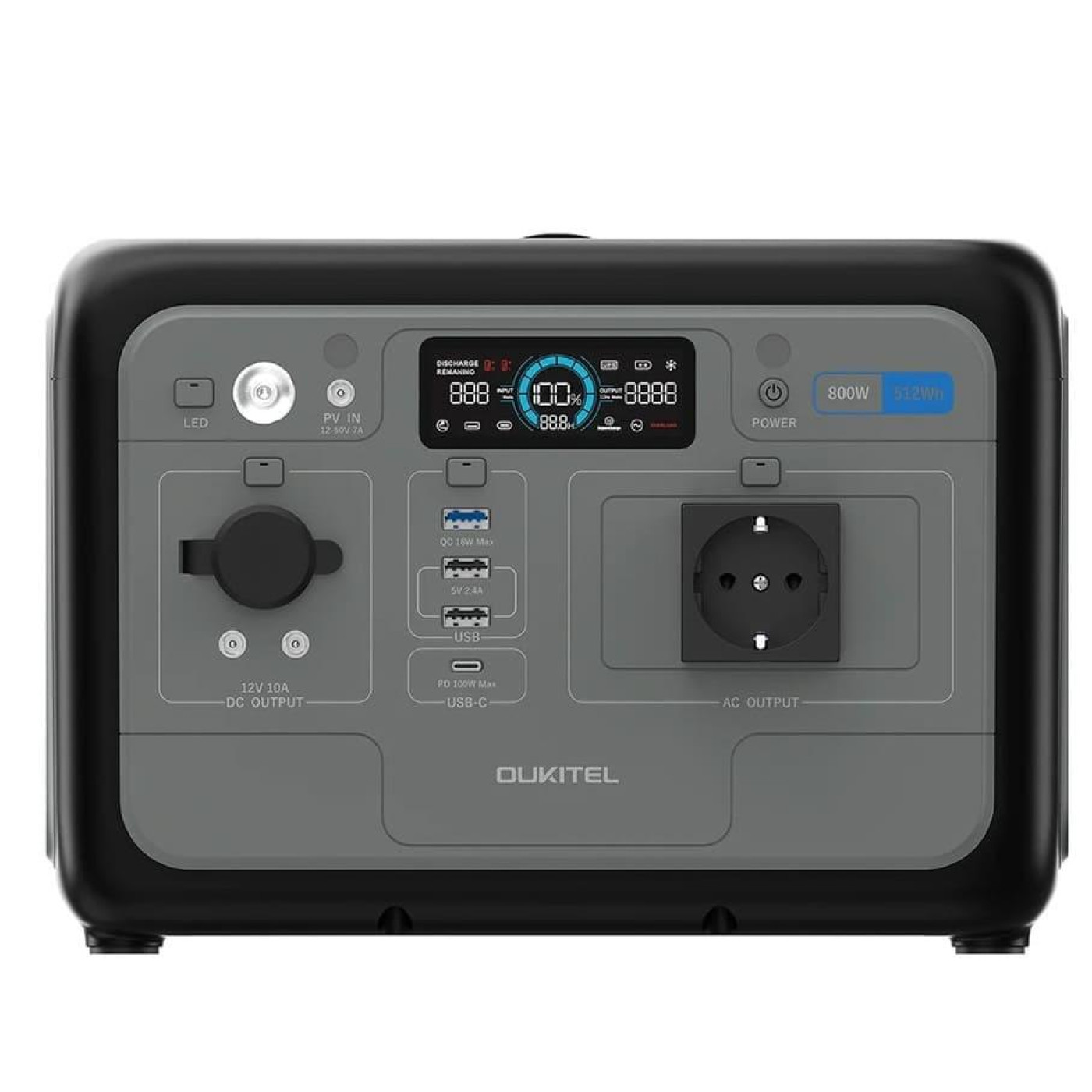 Зарядная станция Oukitel P800E / 800 Вт / 512 Вт/ч / LiFePO4 (P800E) UA