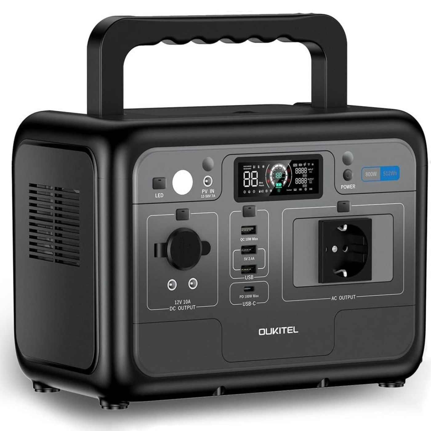 Зарядная станция Oukitel P800E / 800 Вт / 512 Вт/ч / LiFePO4 (P800E) UA