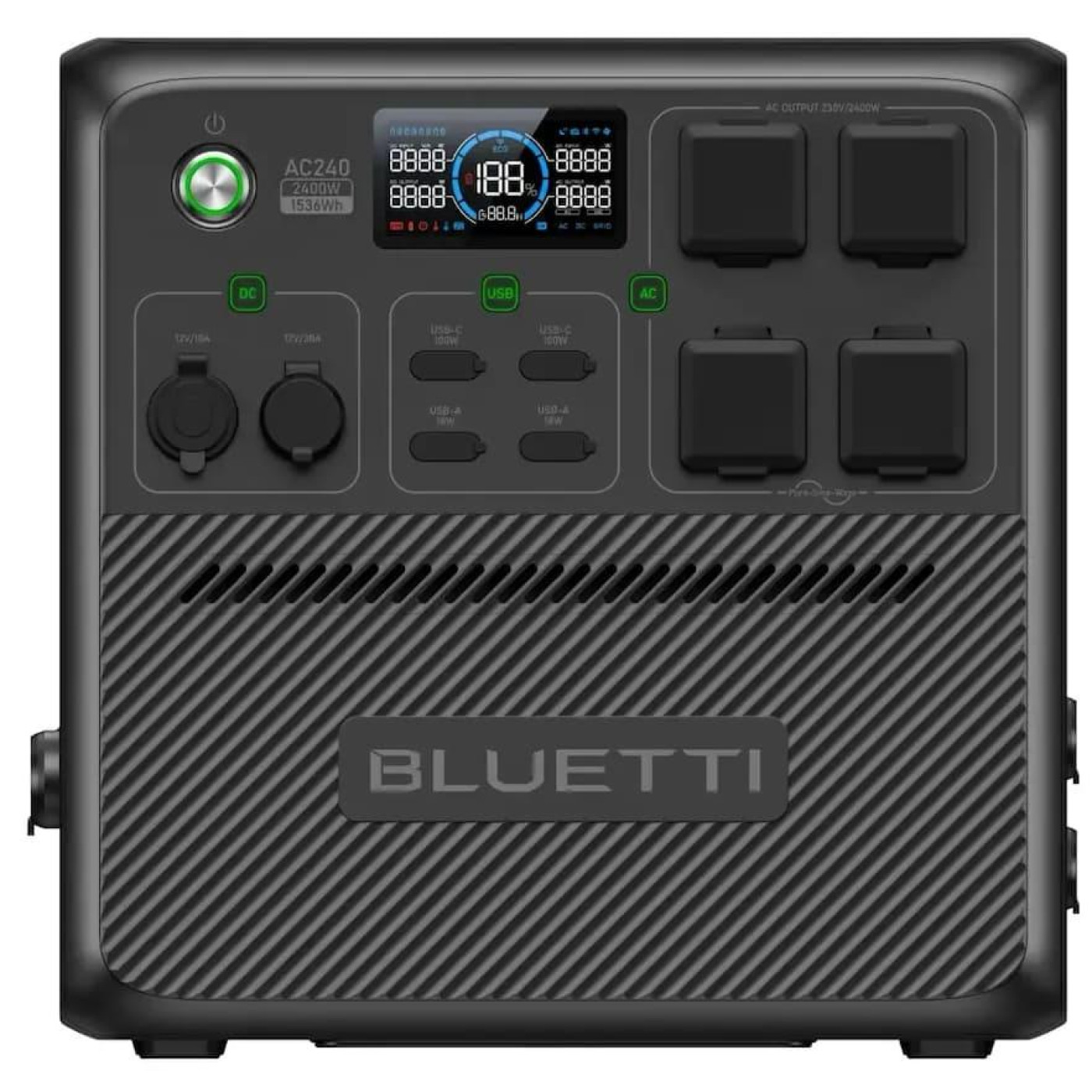 Зарядна станція BLUETTI AC240 / 2400 Вт / 1536 Вт/ч / LiFePO4 (AC240) UA