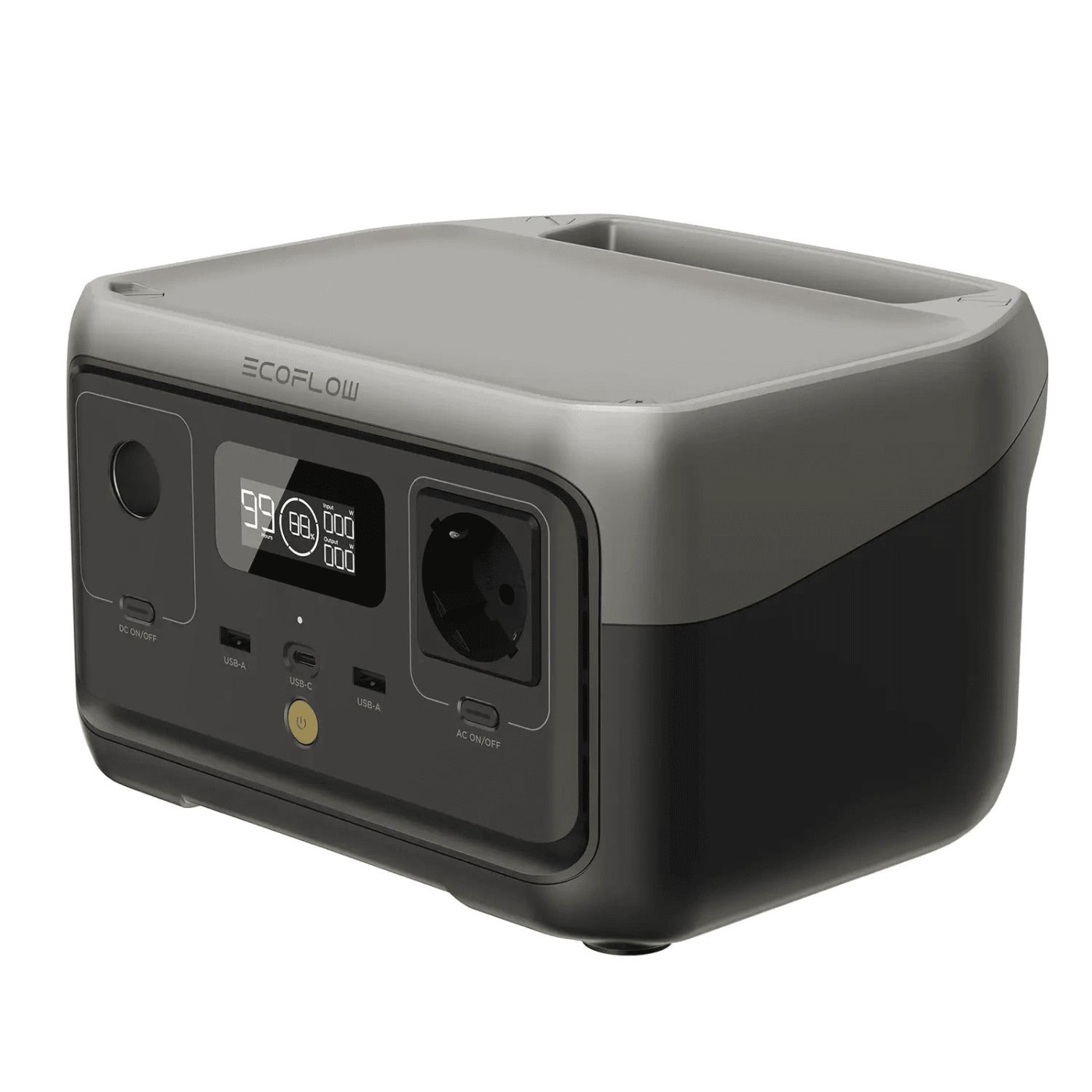 Зарядная станция EcoFlow RIVER 2 RIVER 2 256Wh 71111mAh 300W Grey / 300 Вт / 256 Вт/ч / LiFePO4 (RIVER2) UA