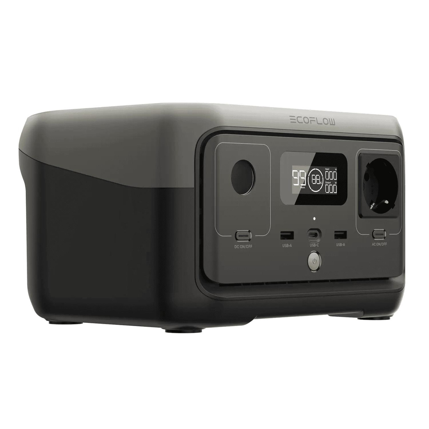 Зарядная станция EcoFlow RIVER 2 RIVER 2 256Wh 71111mAh 300W Grey / 300 Вт / 256 Вт/ч / LiFePO4 (RIVER2) UA