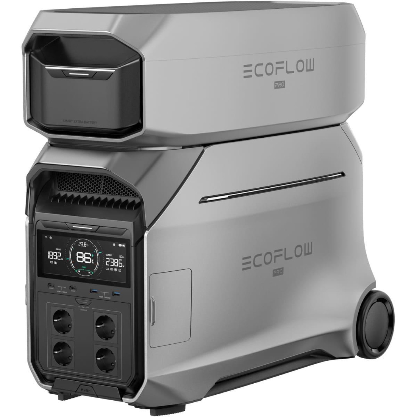 Зарядна станція EcoFlow DELTA Pro 3 / 4000 Вт / 4096 Вт/ч / LiFePO4 (EFDELTAPRO3-EU-CBox) EU