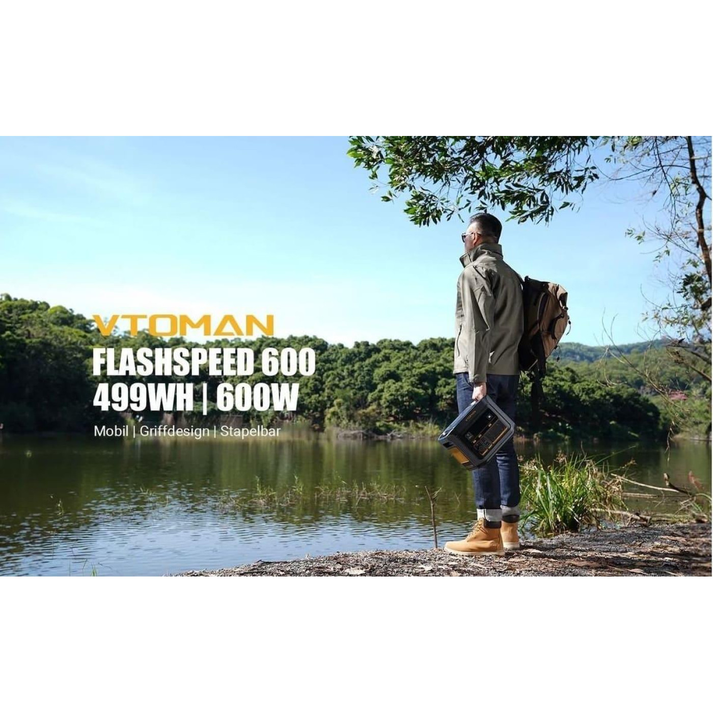 Зарядна станція Vtoman FlashSpeed 600 / 600 Вт / 499 Вт/ч / LiFePO4 (FlashSpeed 600)