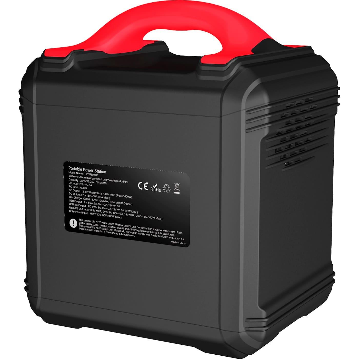 Зарядная станция Energizer / 700 Вт / 551 Вт/ч / LiFePO4 (PPS550W1F) UA