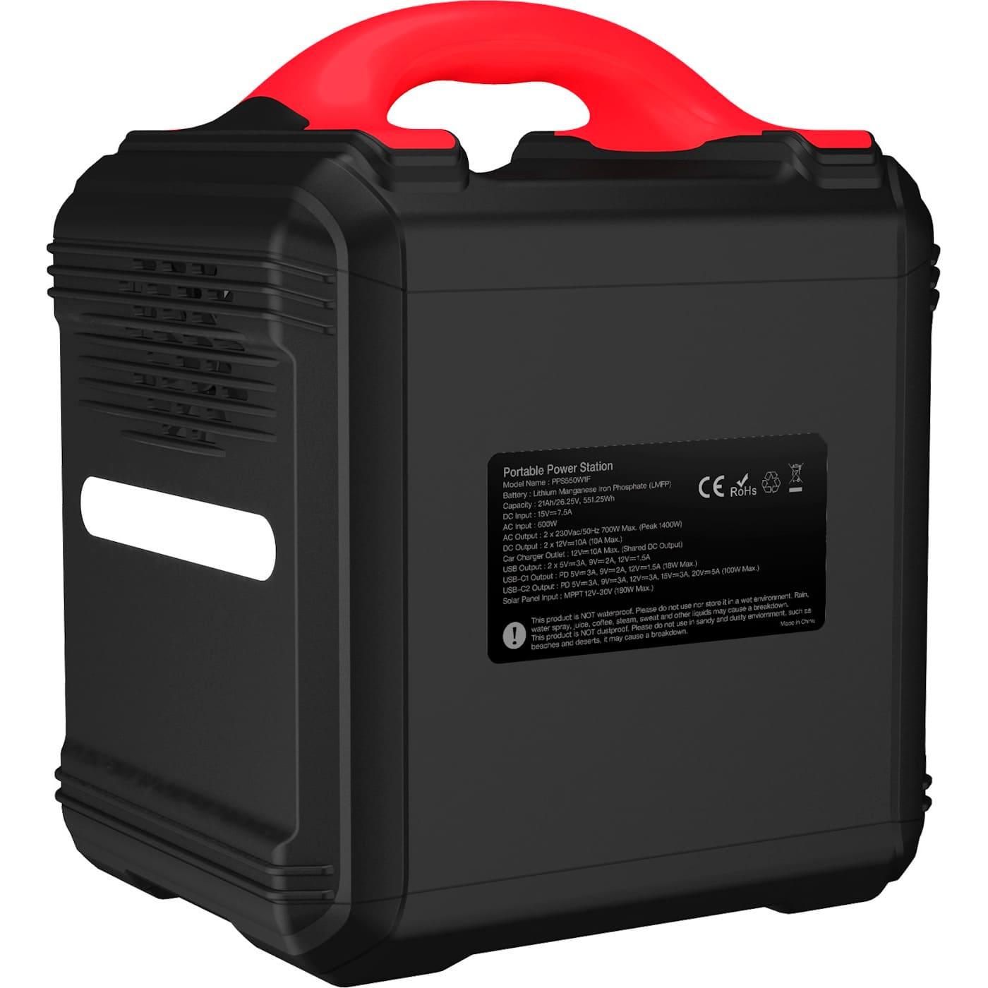 Зарядная станция Energizer / 700 Вт / 551 Вт/ч / LiFePO4 (PPS550W1F) UA