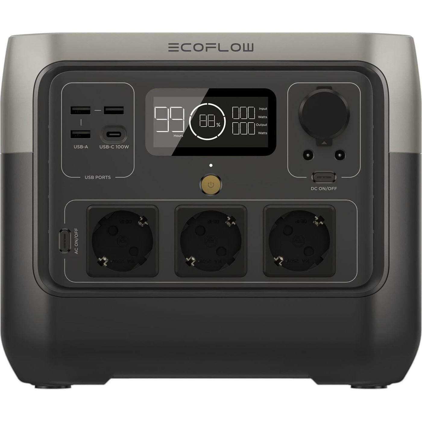 Зарядная станция EcoFlow RIVER 2 Pro / 800 Вт / 768 Вт/ч / LiFePO4 (ZMR620-B-EU) EU