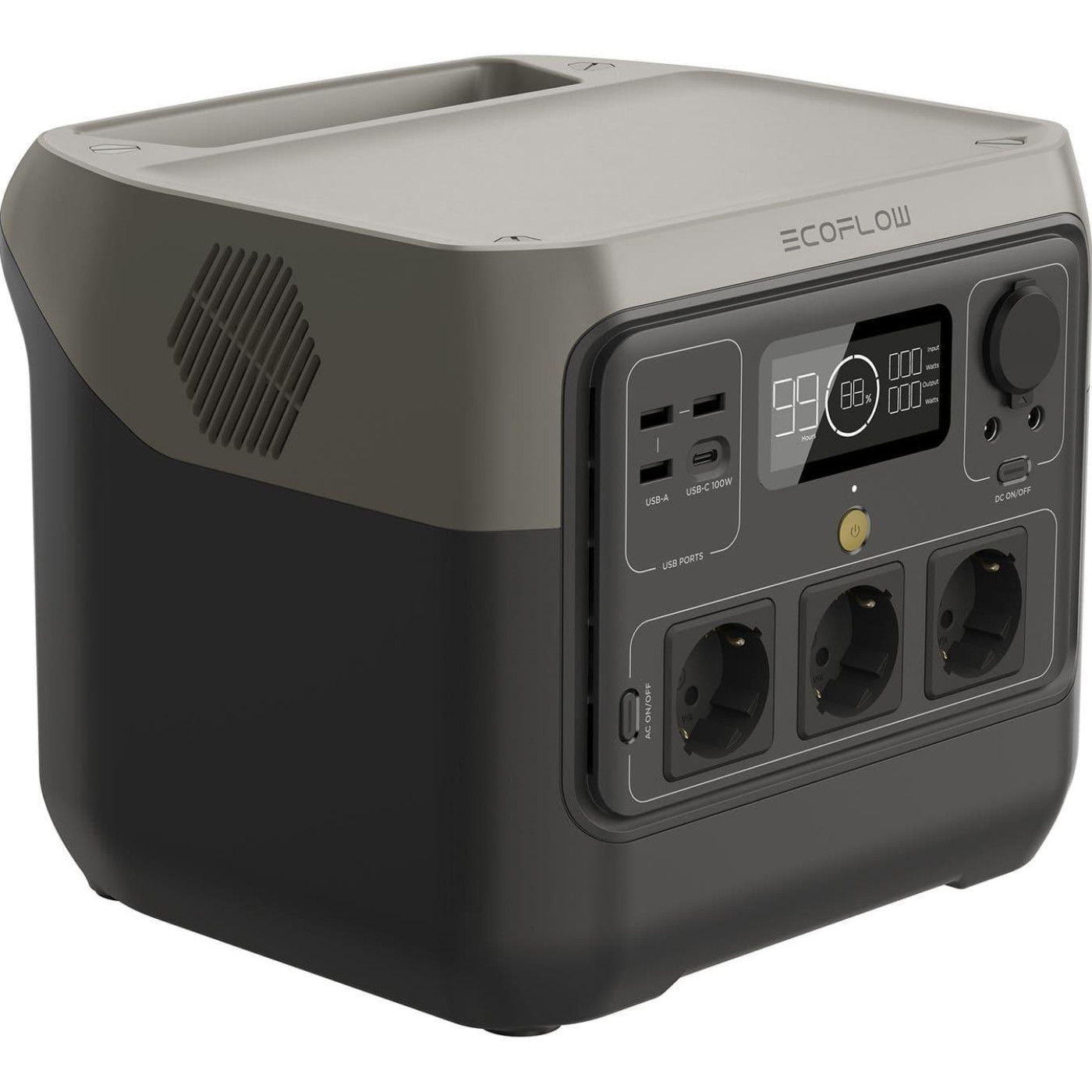 Зарядная станция EcoFlow RIVER 2 Pro / 800 Вт / 768 Вт/ч / LiFePO4 (ZMR620-B-EU) EU