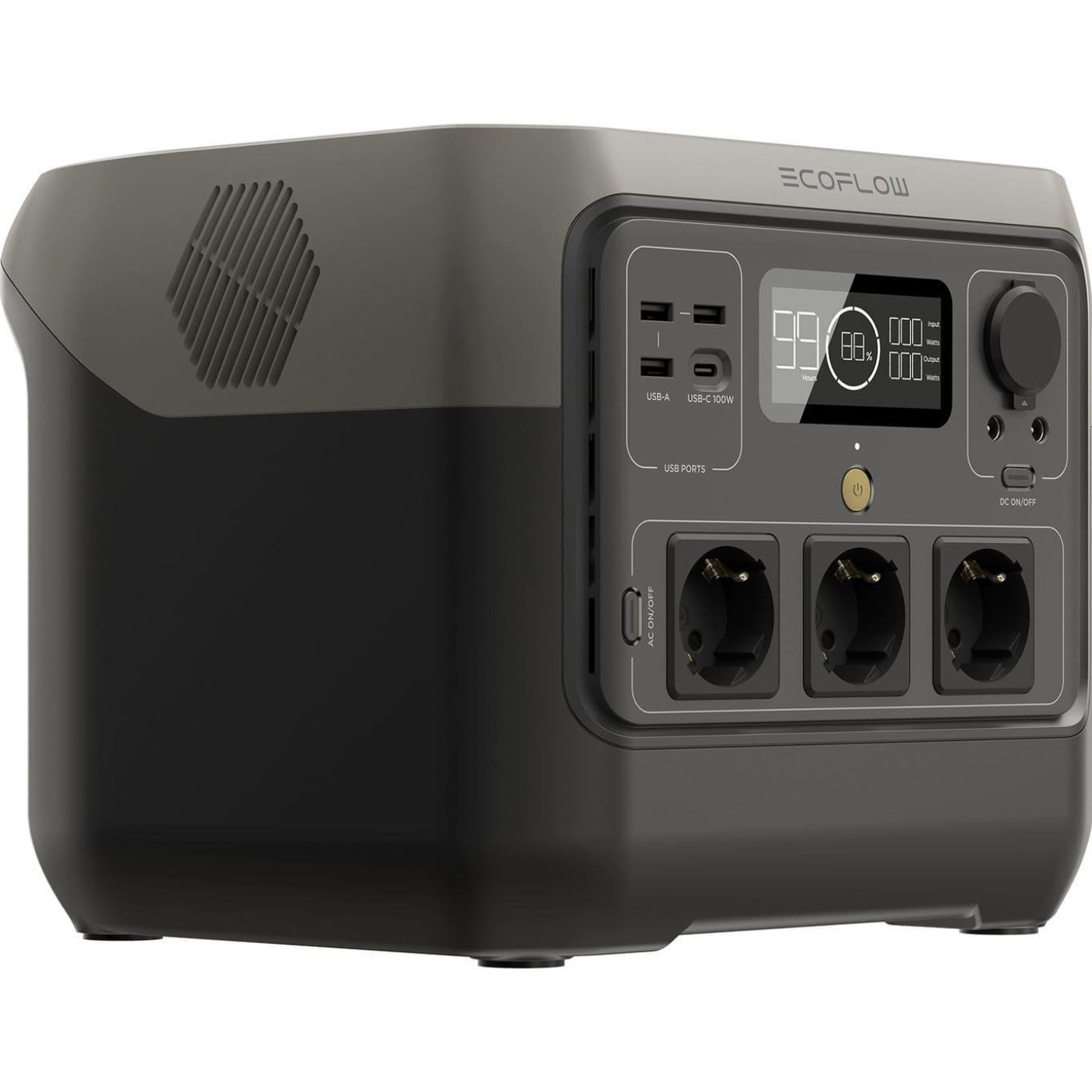 Зарядная станция EcoFlow RIVER 2 Pro / 800 Вт / 768 Вт/ч / LiFePO4 (ZMR620-B-EU) EU