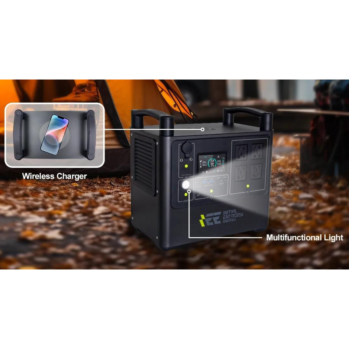 Зарядна станція IEETek Singo2000 Pro / 2000 Вт / 1920 Вт/ч / LiFePO4 (Singo2000 Pro)