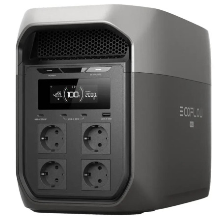 Зарядна станція EcoFlow DELTA 3 Max / 2400 Вт / 2048 Вт/ч / LiFePO4 (EFD3M-G-EU-CBOX) EU