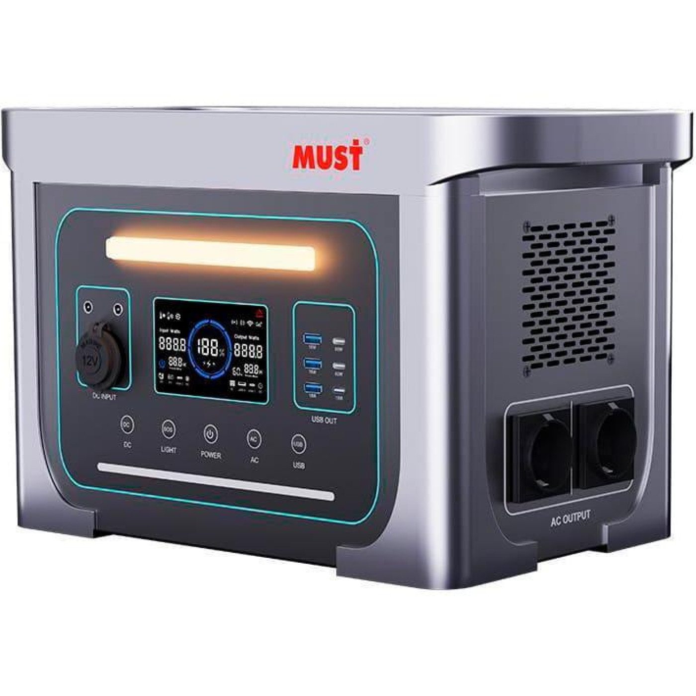 Зарядна станція Must 1000W 1280Wh (EM1024S)