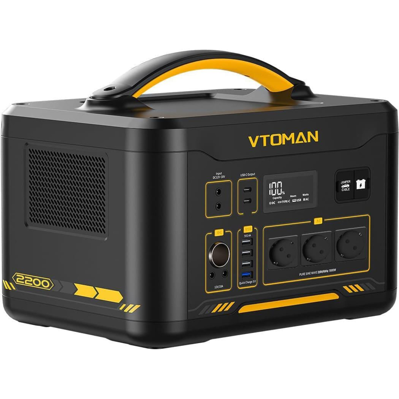 Зарядная станция Vtoman Jump 2200 PB-29 / 2200 Вт / 1548 Вт/ч / LiFePO4 (Jump 2200)