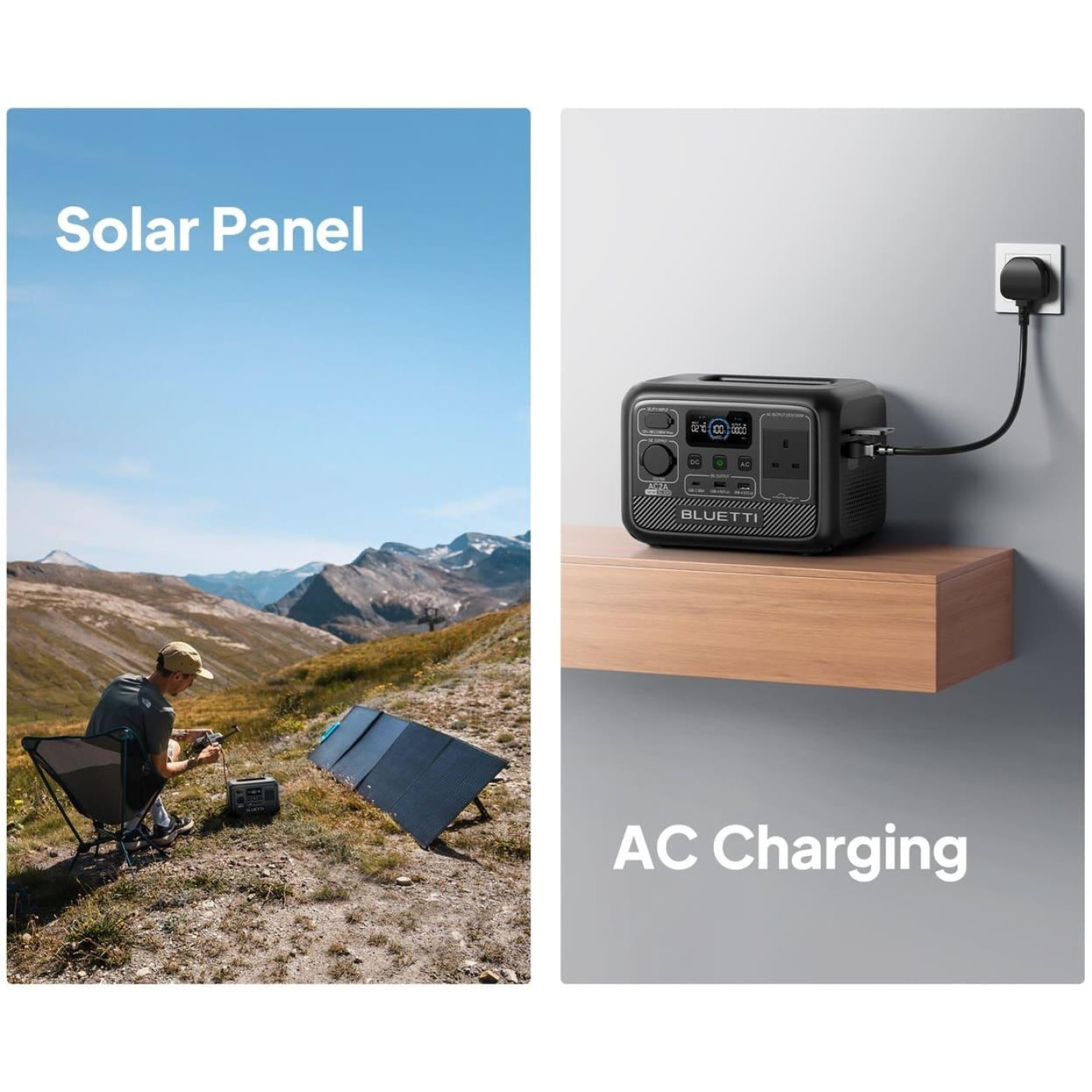 Зарядная станция BLUETTI AC2A 300W 204Wh 204,8 Вт/ч / 300 Вт / 230,4 Вт/ч / LiFePO4 (AC2A) UA