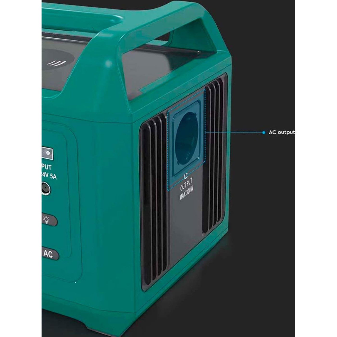 Зарядная станция V-TAC / 300 Вт / 288 Вт/ч / LiFePO4 (VT-303N) UA