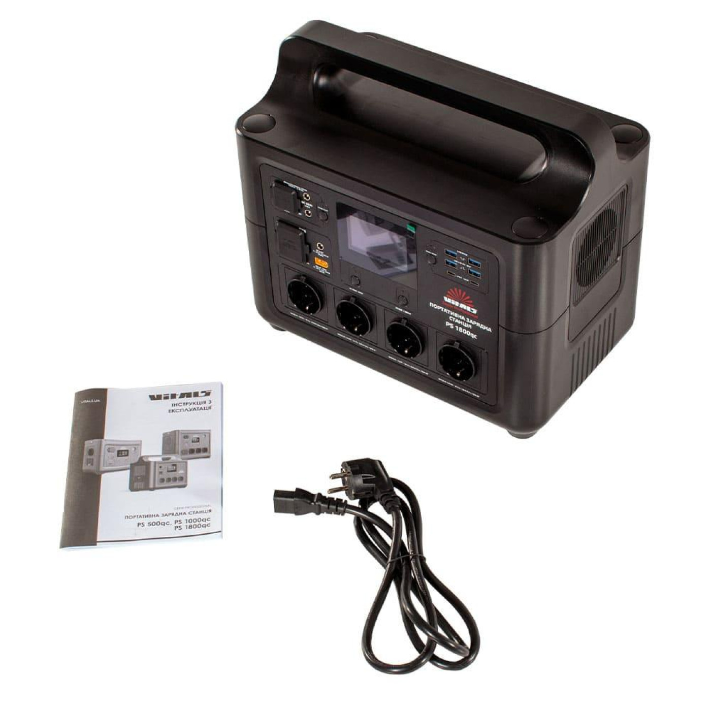 Зарядна станція Vitals Professional PS / 1800 Вт / 1536 Вт/ч / LiFePO4 (223638)