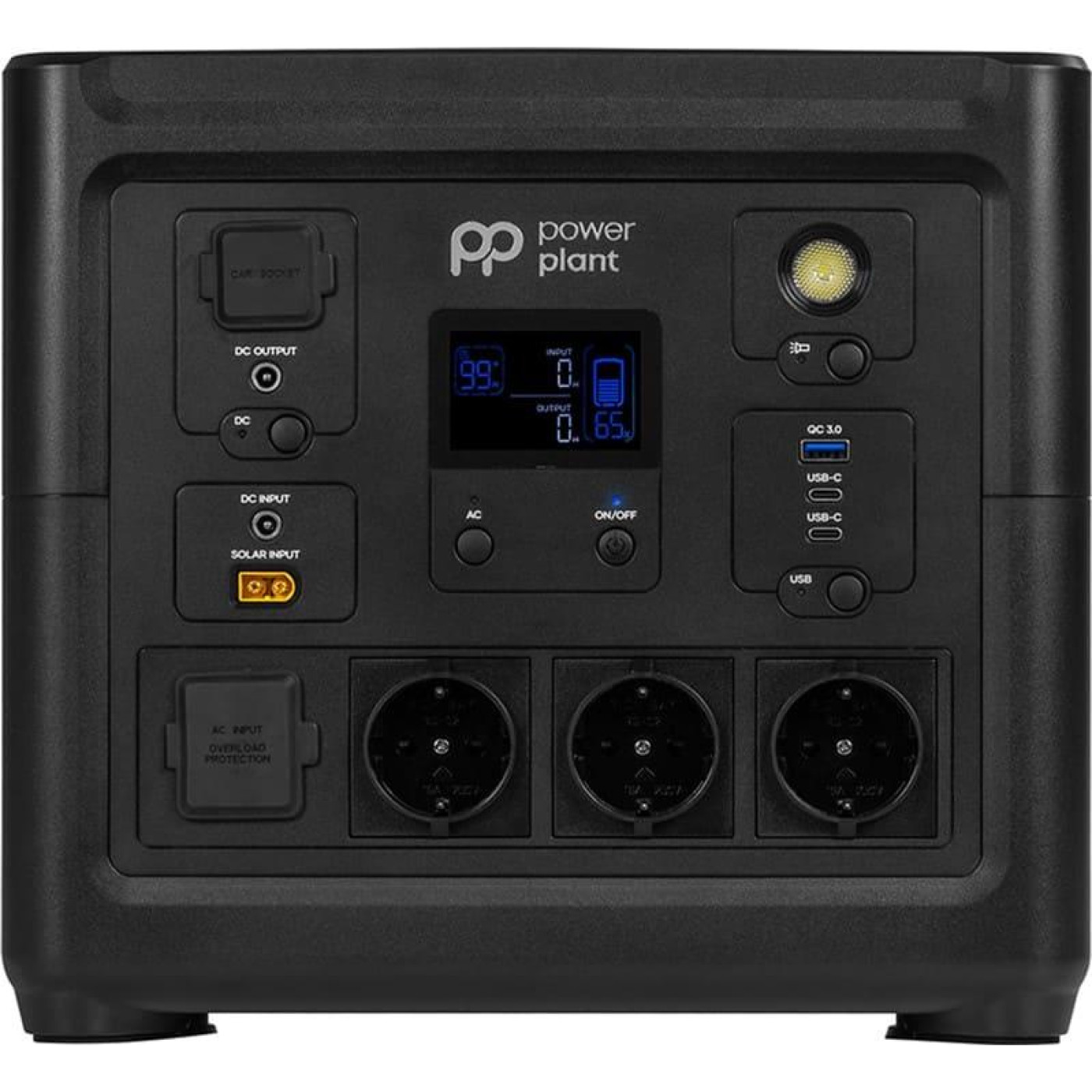 Зарядная станция PowerPlant HS800 / 1000 Вт / 835 Вт/ч / LiFePO4 (PB930890) UA