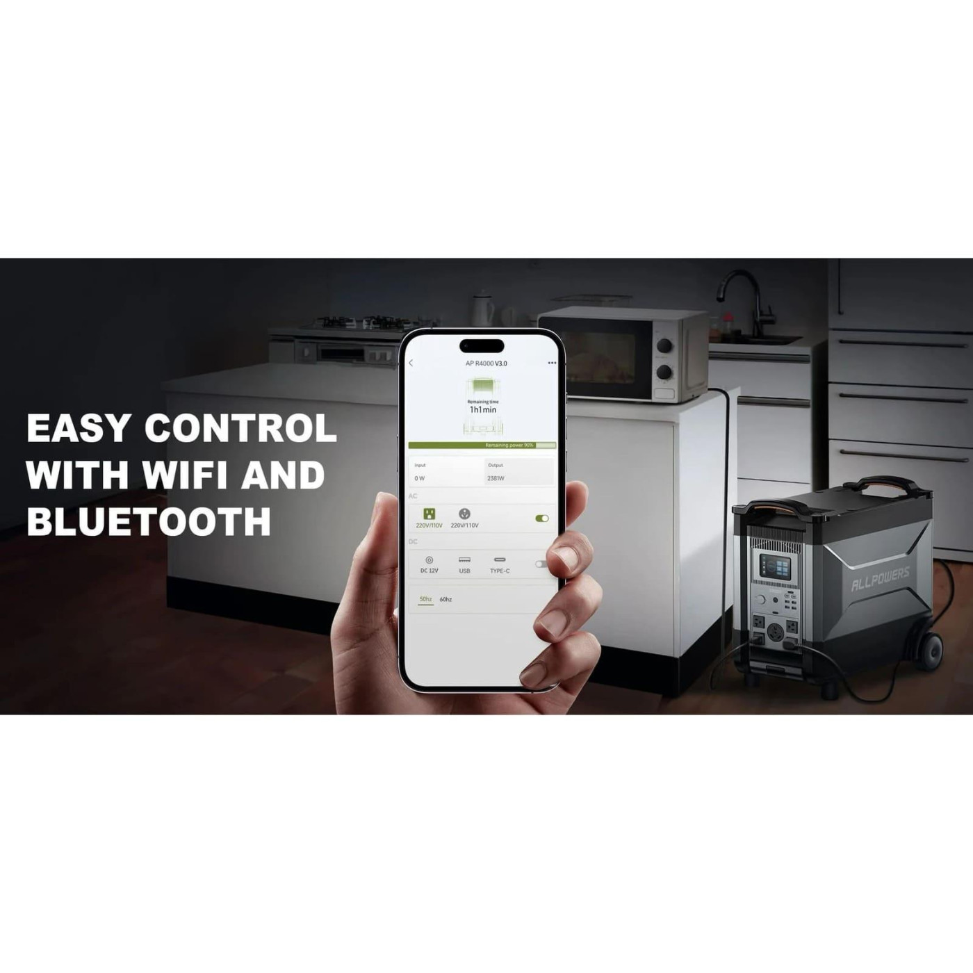 Зарядная станция ALLPOWERS R4000 / 4000 Вт / 3600 Вт/ч / LiFePO4 (R4000)