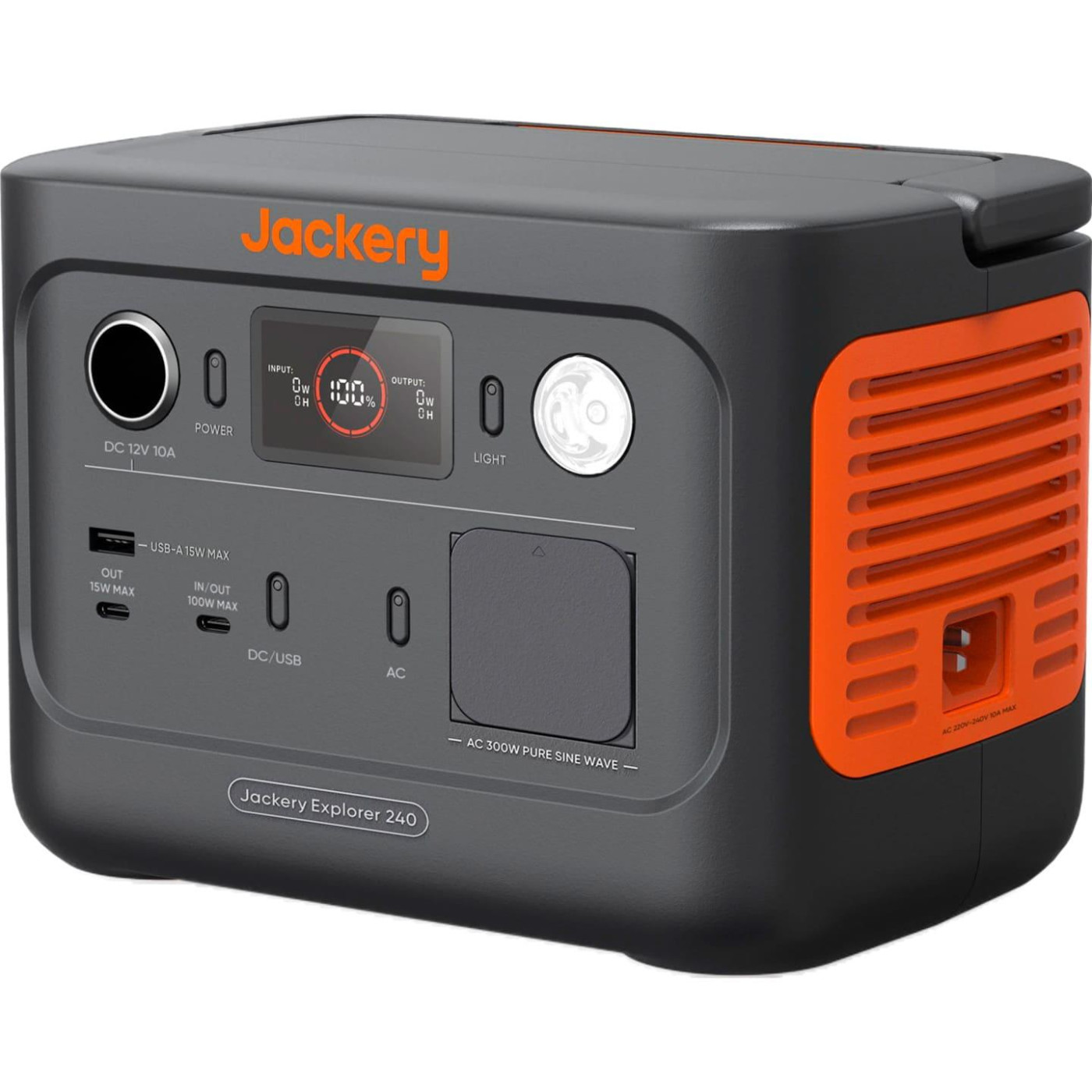 Зарядная станция Jackery Explorer 240V2 / 300 Вт / 256 Вт/ч / LiFePO4 (21-0001-000213) UA
